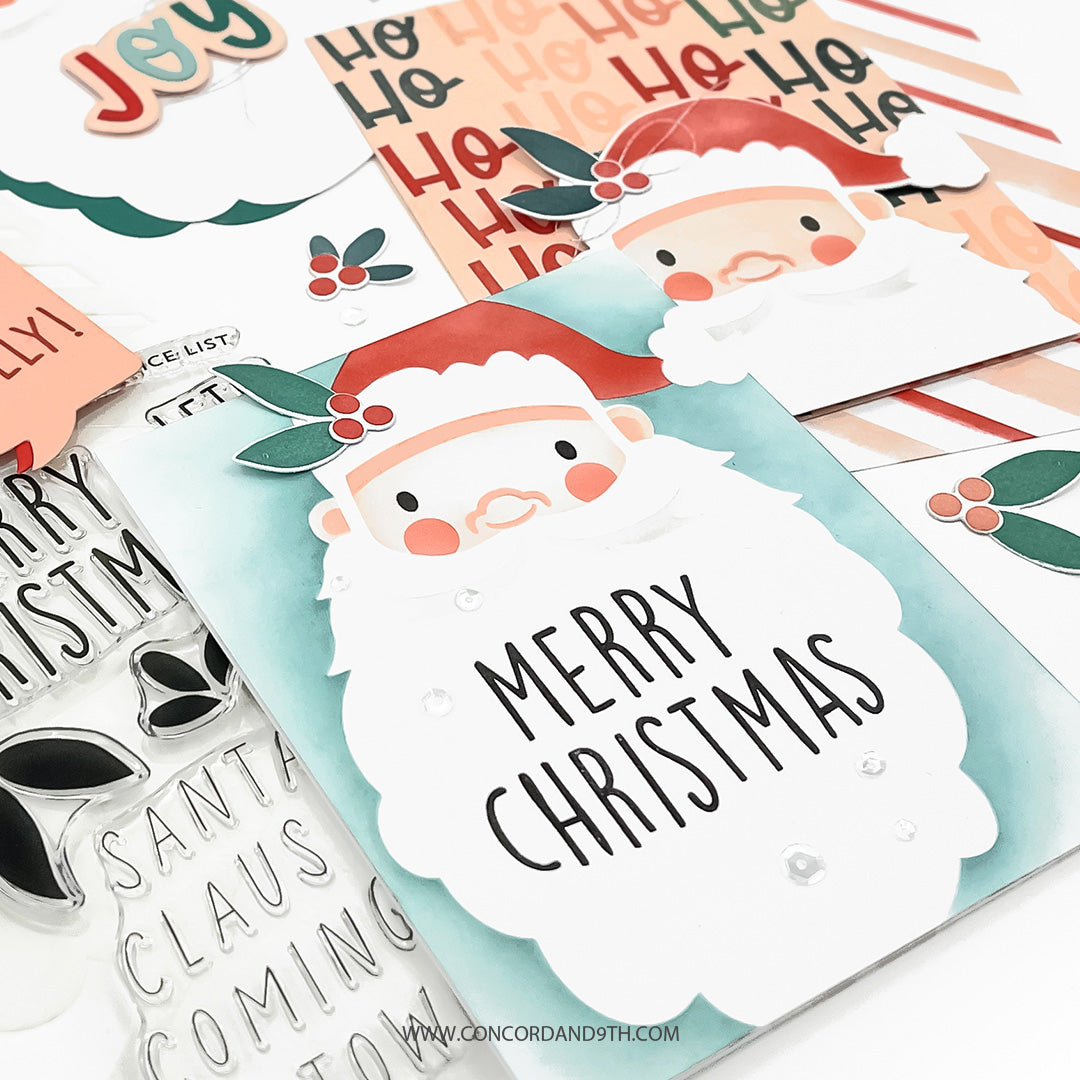 Concord & 9th Jolly St. Nick Stencil Pack