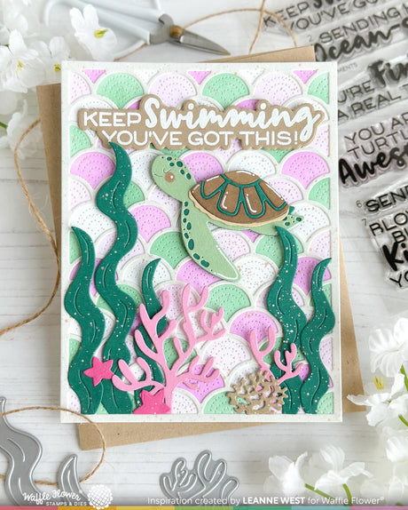Waffle Flower Jolly Wave Panel Die (422115)