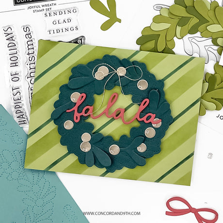 Concord & 9th Joyful Wreath Stamp and Dies Bundle