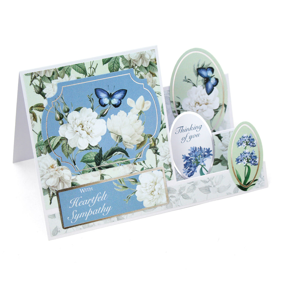 Katy Sue Serenity Foiled Sentiment Toppers, 2 sheets