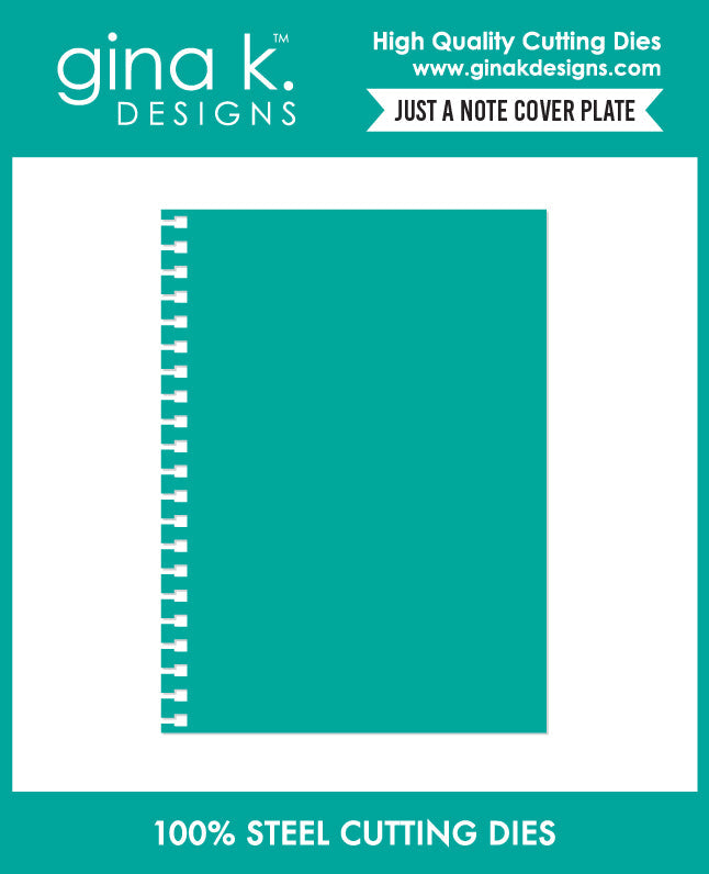 Gina K Designs DIE- Just a Note Cover Plate - DIE0813