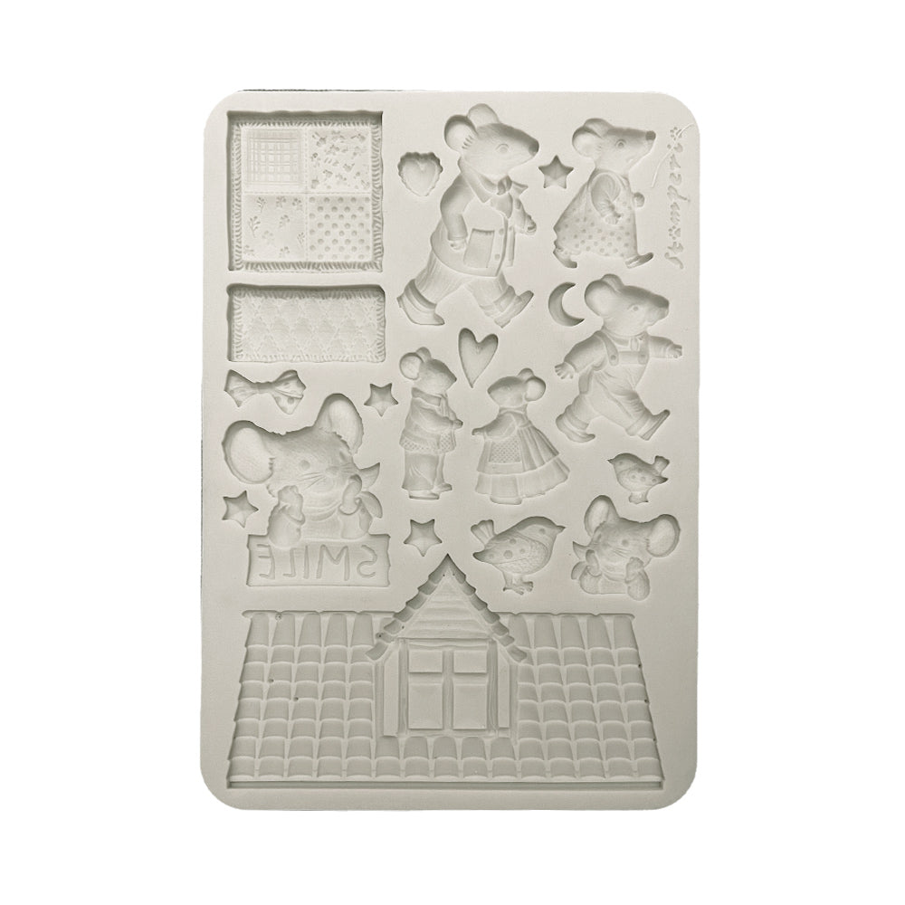 Stamperia Family A5 Silicon Mould – Mice (KACMA599)