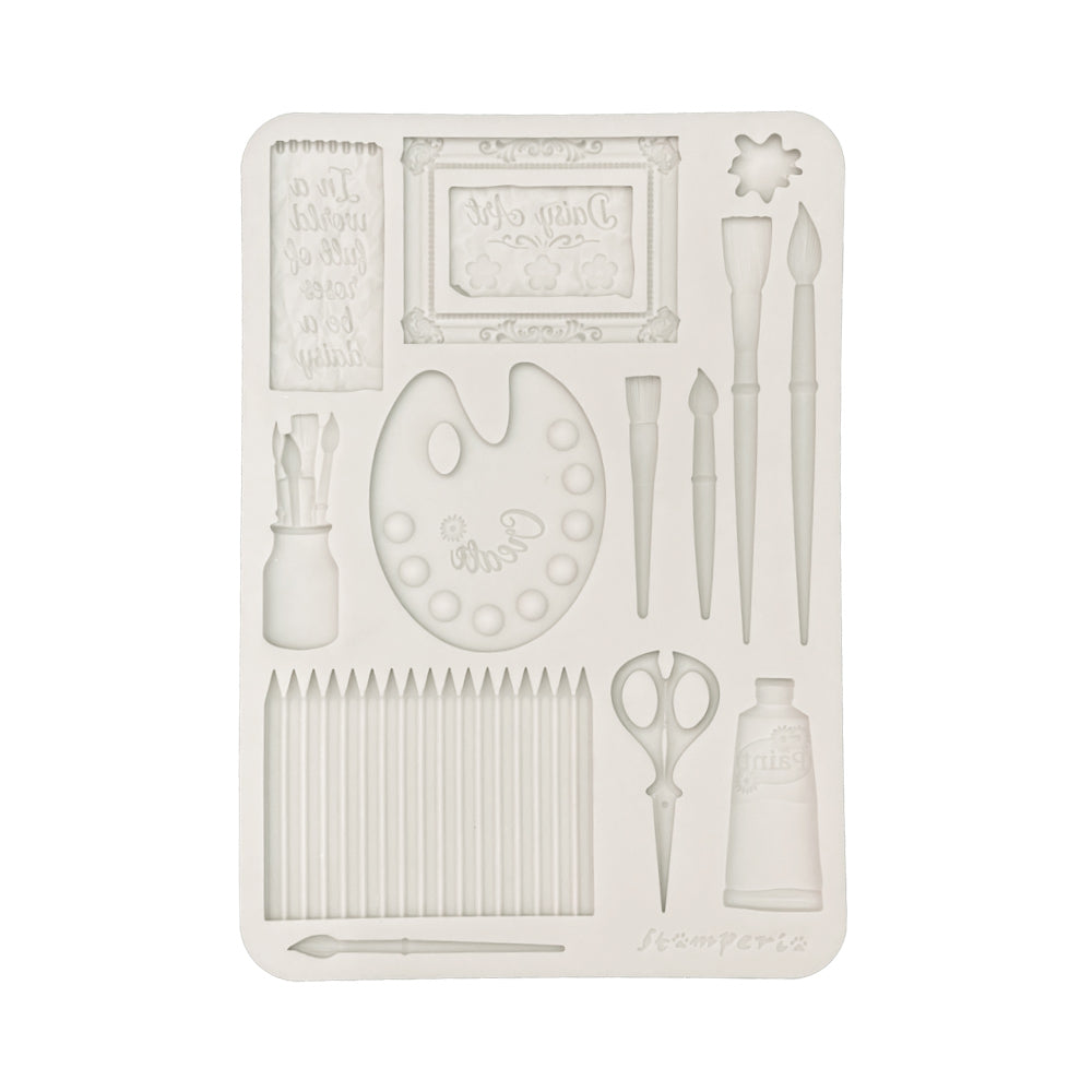 Stamperia Daisy Art A5 Silicon Mould Creative Art (KACMA604)
