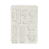 Stamperia Gardens of Time Silicone Mould Clocks & Tubes (KACMA608)