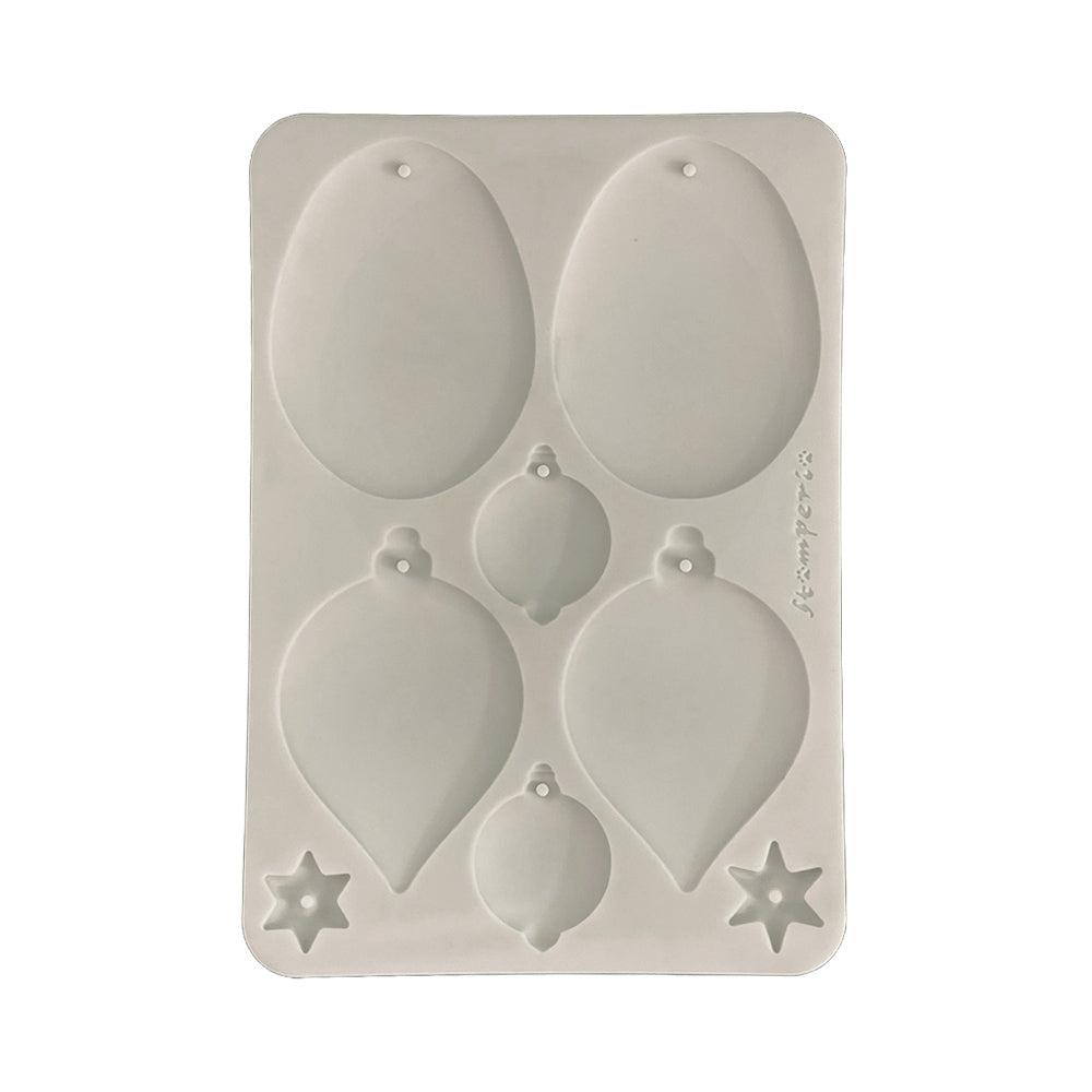 Stamperia A5 Silicone Mould Christmas Balls - KACMA613