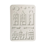 Stamperia A5 Silicone Mould Christmas Village - KACMA616