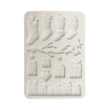 Stamperia A5 Silicone Mould Christmas Socks and Presents - KACMA620
