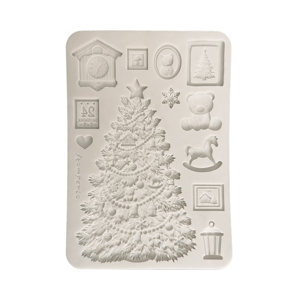 Stamperia A5 Silicone Mould Christmas Tree - KACMA621