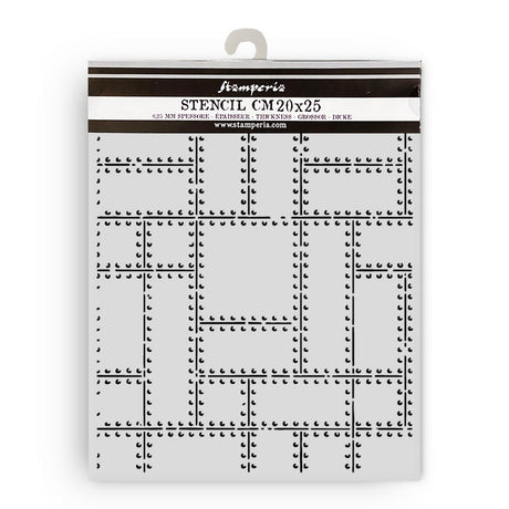 Stamperia A New Beginning Thick Stencil 20x25cm Metal Plates (KSTD200)