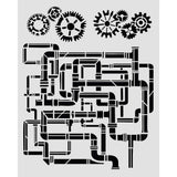 Stamperia Gardens of Time Thick Stencil Tubes (KSTD202)