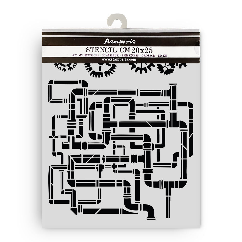 Stamperia Gardens of Time Thick Stencil Tubes (KSTD202)