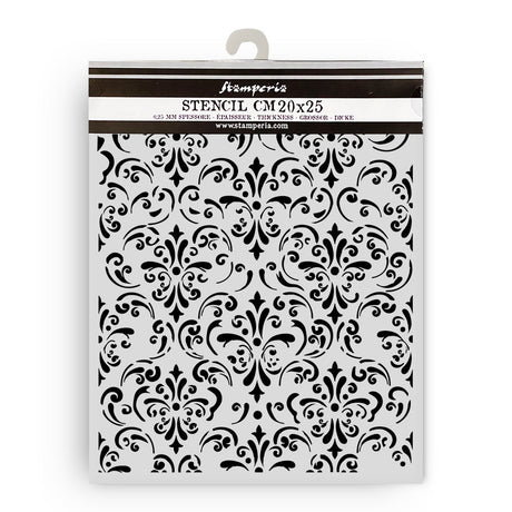 Stamperia Gardens of Time Thick Stencil Wallpaper (KSTD205)