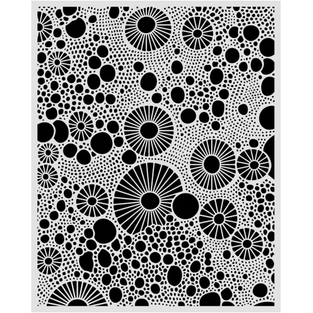 Stamperia All Around Thick Stencils 20x25cm Rings (KSTD206)