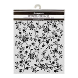 Stamperia All Around Thick Stencils 20x25cm Ramage (KSTD207)