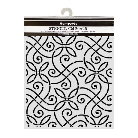 Stamperia Our Way Thick Stencils 20x25cm Artistic Pattern - KSTD224