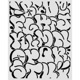 Stamperia Furry Friends 2 Thick Stencils 20x25cm Pop Art Pattern by Antonis Tzanidakis - KSTD227