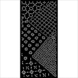 Stamperia Quiet Days Thick Stencil 12x25cm Mixed Tiles (KSTDL135)