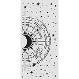 Stamperia Secret Diary Thick Stencil 12x25cm Cosmic Compass (KSTDL150)