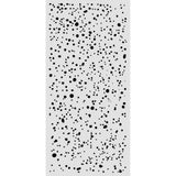 Stamperia Cosmos Thick Stencils 12x25cm Ink Spots by Cristina Radovan - KSTDL174