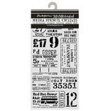 Stamperia Our Way Thick Stencils 12x25cm Tickets - KSTDL179