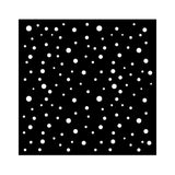 Stamperia Thick stencil cm 18X18 - Classic Christmas dots pattern KSTDQ111