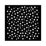 Stamperia Thick stencil cm 18X18 - Classic Christmas stars pattern KSTDQ112