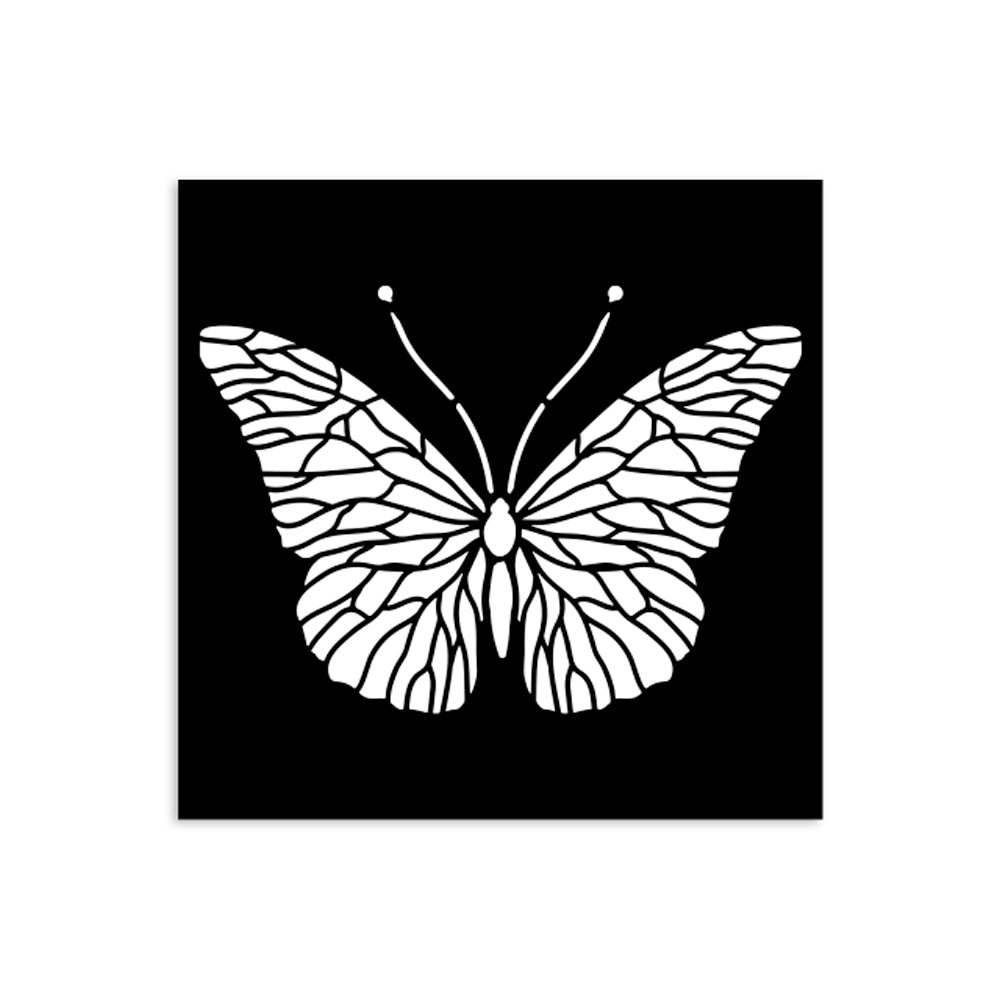 Stamperia Quiet Days Thick Stencil Butterfly 12x12 cm (KSTDS65)