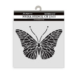 Stamperia Quiet Days Thick Stencil Butterfly 12x12 cm (KSTDS65)