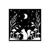 Stamperia Herbarium Silvae Thick Stencil 12×12cm Squirrel (KSTDS66)