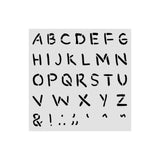 Stamperia Baby Thick Stencil 12×12cm Alphabet (KSTDS70)
