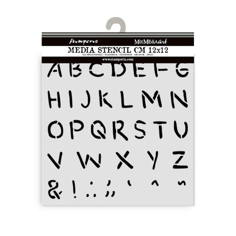Stamperia Baby Thick Stencil 12×12cm Alphabet (KSTDS70)