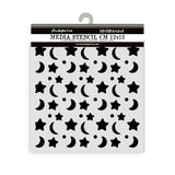 Stamperia Baby Thick Stencil 12×12cm Star & Moon (KSTDS71)