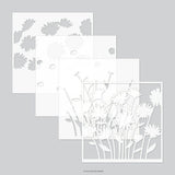 Concord & 9th KRISTINA WERNER Daisy Bouquet Stencil Pack