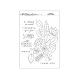 Concord & 9th KRISTINA WERNER Thankful Leaves Stamp Set (6 x 8)