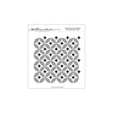 Concord & 9th Kristina Werner Deco Star Easy Repeat Background Stamp (6 x 6)