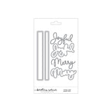 Concord & 9th Kristina Werner Joyful and Merry Stamp and Die Bundle