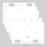 Concord & 9th Kristina Werner Ornaments Stencil Pack (6 qty; 6 x 9)