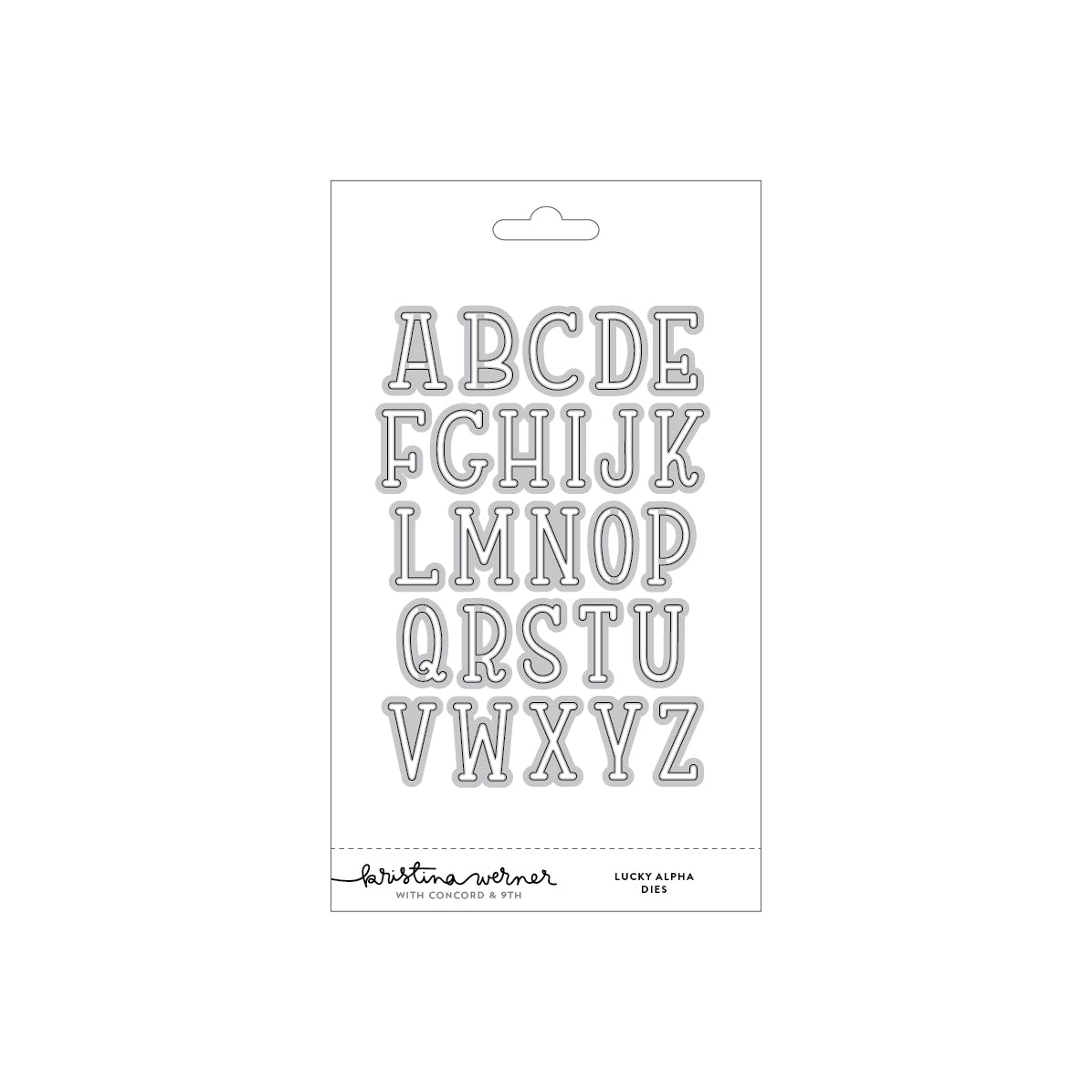 Concord & 9th KW Lucky Alpha Stamp Set / Die Bundle