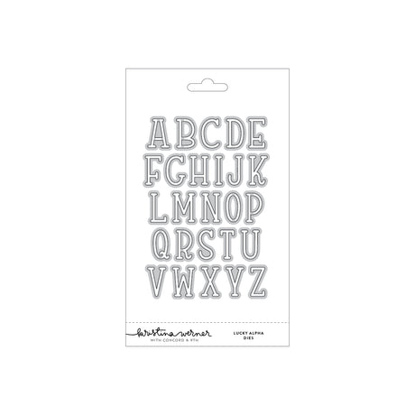 Concord & 9th KW Lucky Alpha Stamp Set / Die Bundle