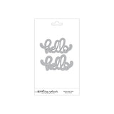 Concord & 9th KW Thick and Thin Hello Dies