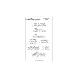 Concord & 9th KW Written Words 2 Stamp Set & Dies (4 x 6)
