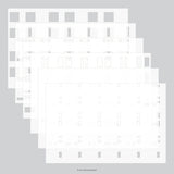 Concord & 9th KW Plaid Perfection Stencil Pack (6 qty; 6 x 9)