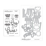 Concord & 9th KW So Fry-tastic Stamp Set (4 x 6) / Die Bundle