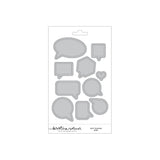 Concord & 9th KW Just Talking Stamp Set (6 x 8) / Die Bundle