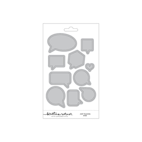 Concord & 9th KW Just Talking Stamp Set (6 x 8) / Die Bundle