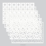 Concord & 9th KW Layered Lattice Stencil Pack (6 qty; 6 x 9)