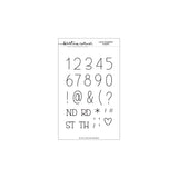 Concord & 9th KW Lucky Numbers Stamp Set (4 x 6) / Die Bundle
