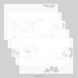 Concord & 9th KW Aubrey Blooms Stencil Pack (5 qty; 6 x 9)