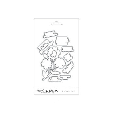 Concord & 9th KW Spring Stem Stamps (4 x 6) & die bundle