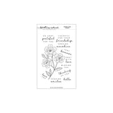Concord & 9th KW Spring Stem Stamps (4 x 6) & die bundle